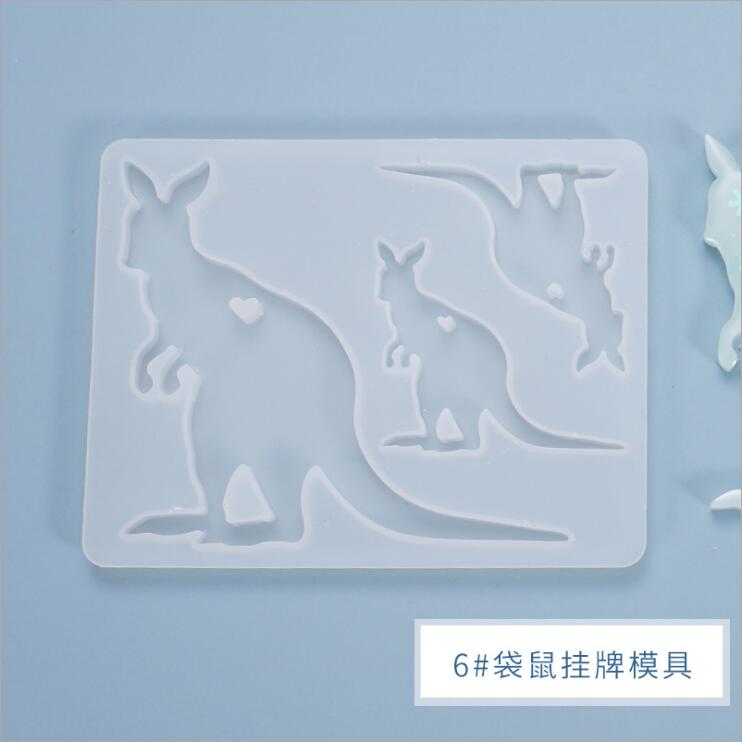 Transparent Silicone Mould Dried Flower Resin Decorative Craft DIY animal Pendant Mold epoxy resin molds for jewelry: 6