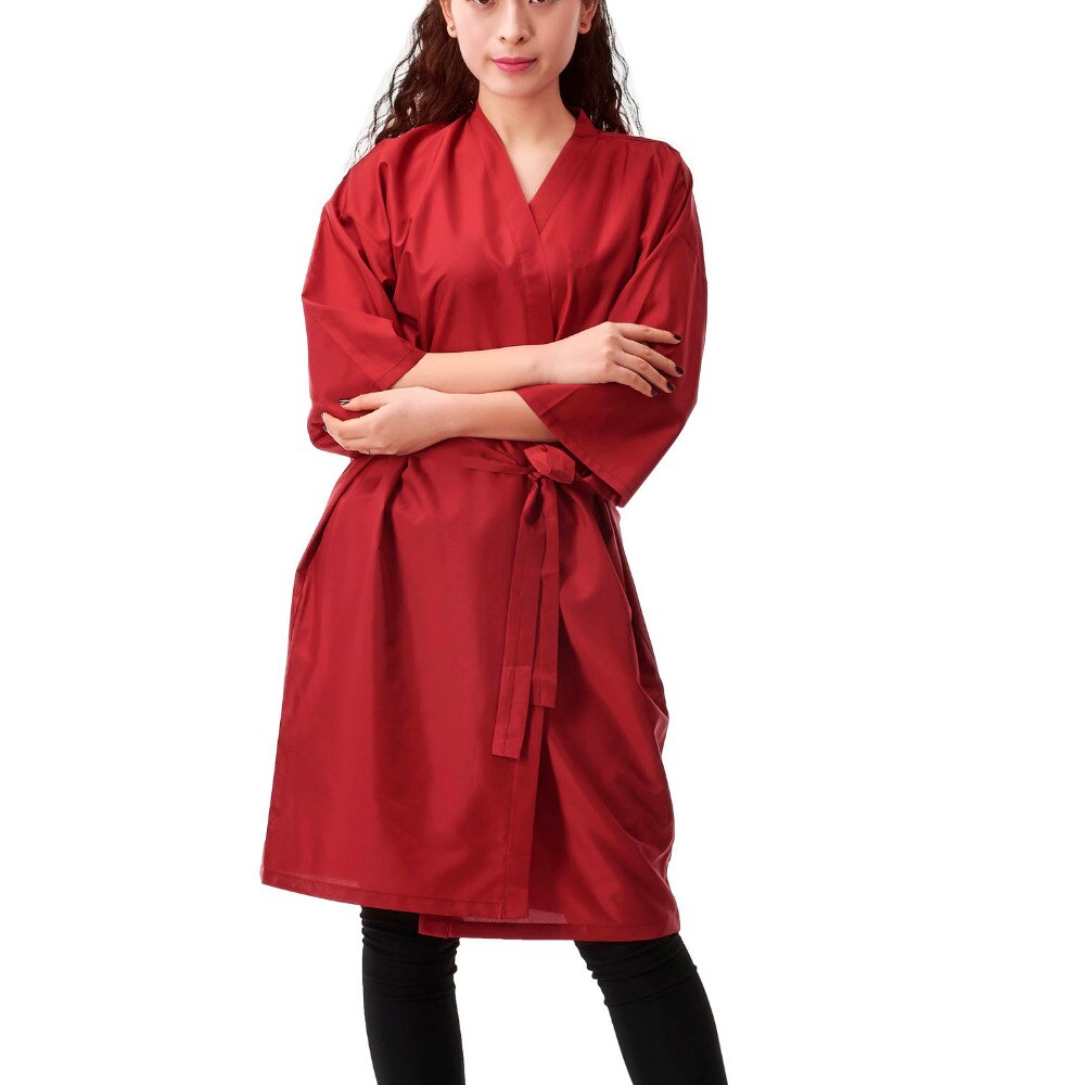 1 pz Professionale di Parrucchiere kimono Barbiere Salone di Bellezza terme Abito veste Mantelli messa in piega Dei Capelli Parrucchiere antistatico Avvolge Panno