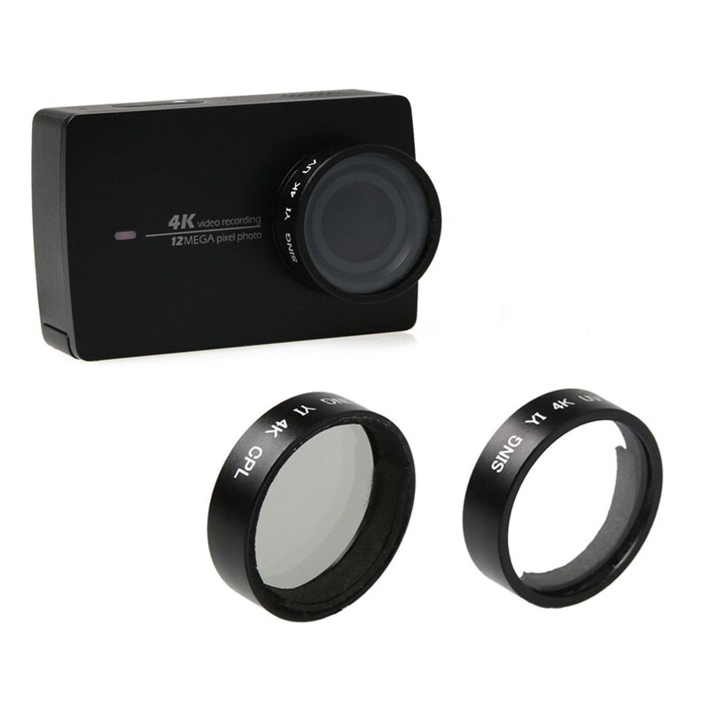 Yi 4K Xiaomi Zubehör UV CPL kreisförmig Polarisator Filter Abdeckung Objektiv Schutzhülle Für Yi Xiaomi II 4K Xiaoyi Aktion Sport Kamera