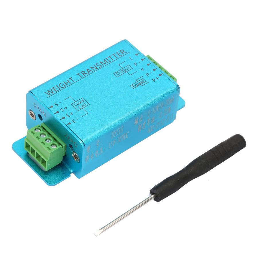 DY510 4-20mA Load Cell Weighing Sensor Transducer Transmitter Amplifier Signal Amplification 15~30VDC Load Cell Transmitter