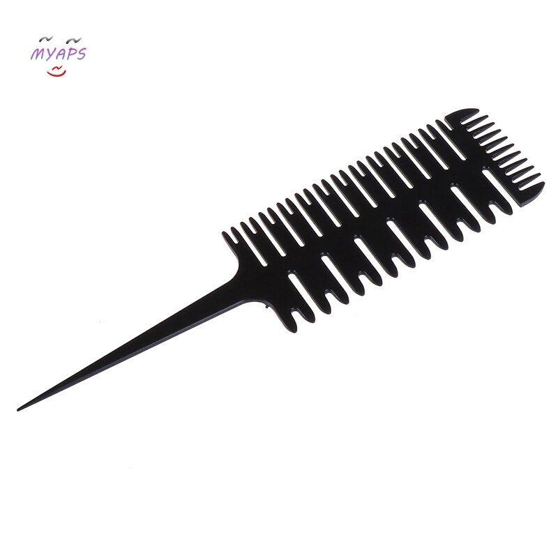 Big Tooth Comb Hair Dyeing Tool Highlighting Comb Brush Salon Pro Fish Bone Comb Hair Dyeing Sectioning