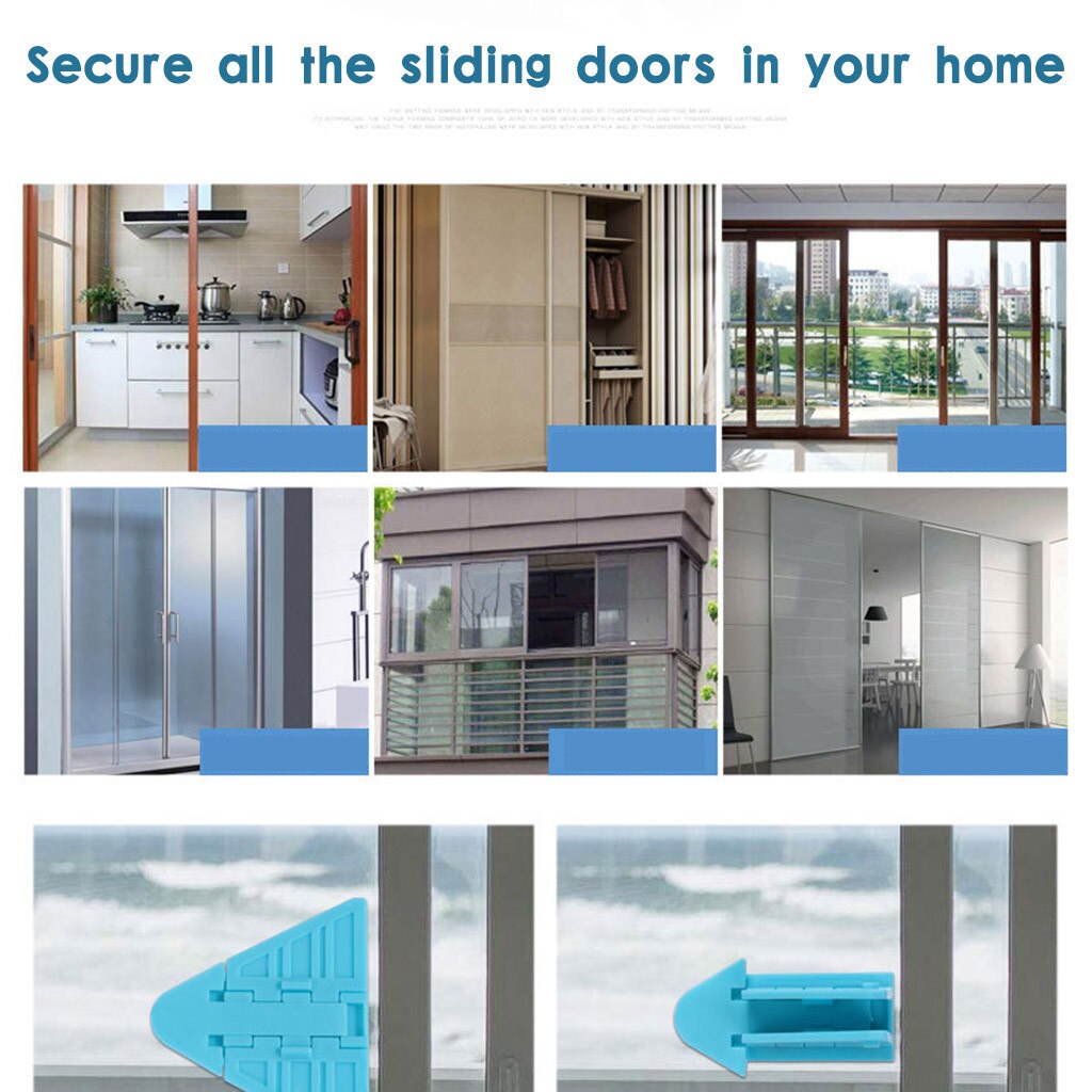 Locks on Windows Stick security door latch Mobile window insurance lock anti-theft protection lock window stoppers Child care