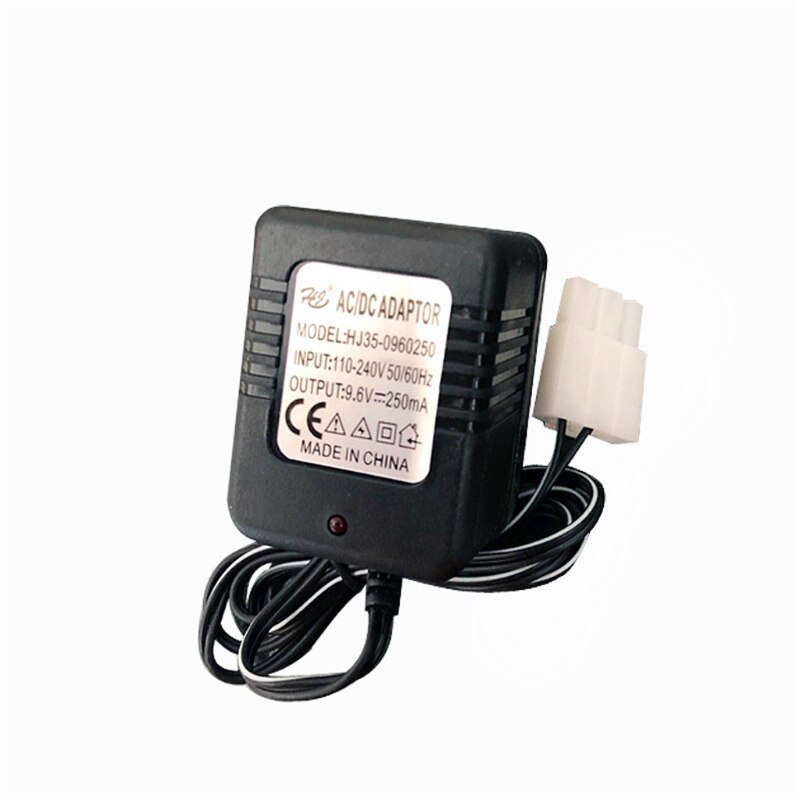 Laddare för 9.6v ni-cd ni-mh-batterier, ingång  ac 110v-240v utgångar 9.6v , 250ma med tamiya ket -3p kontakter för rc-leksak: Default Title