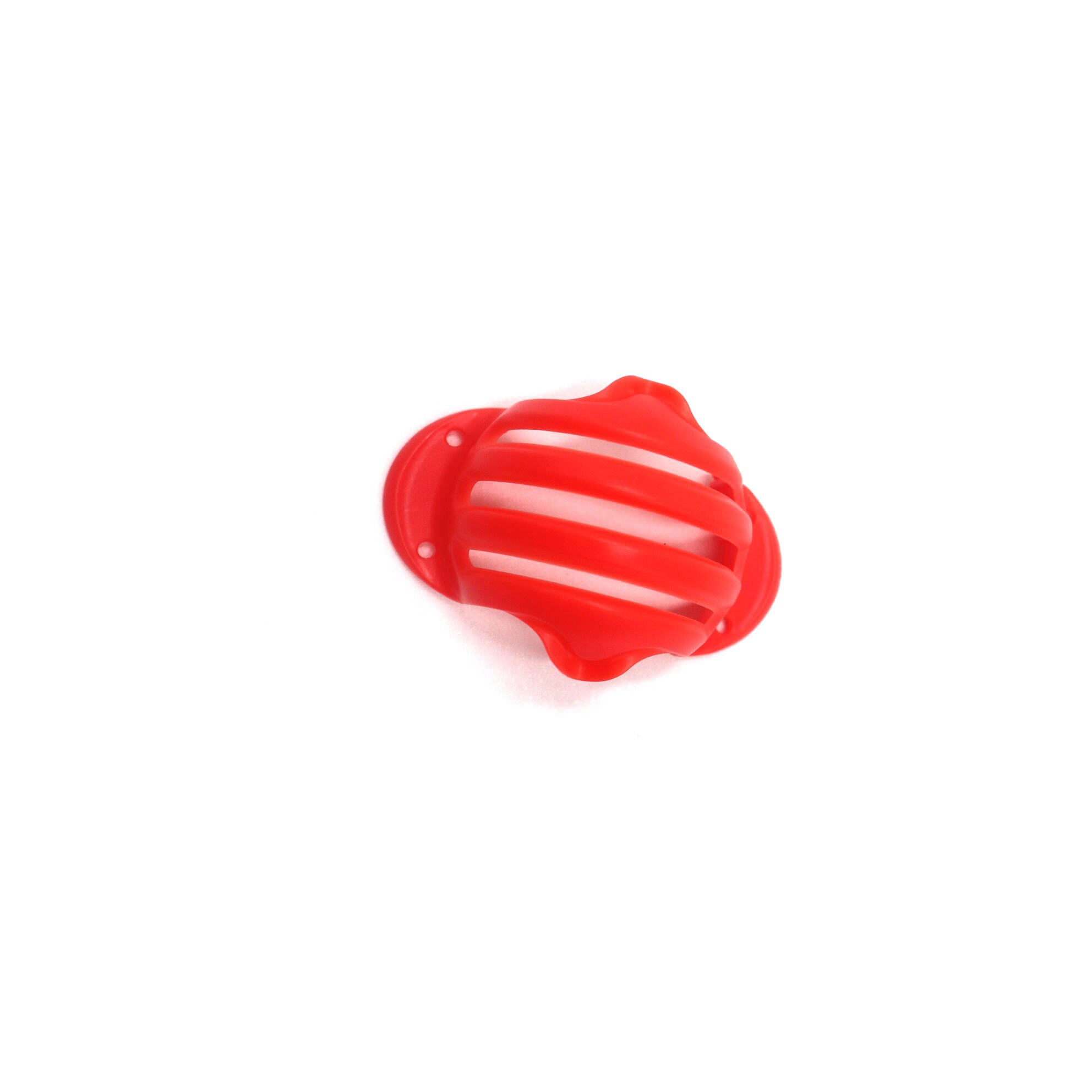 Lotusflower 2 pcs abs golf tilbehør golfbold justering værktøj golfbold markør liner golf markør klip bold markør: Rød