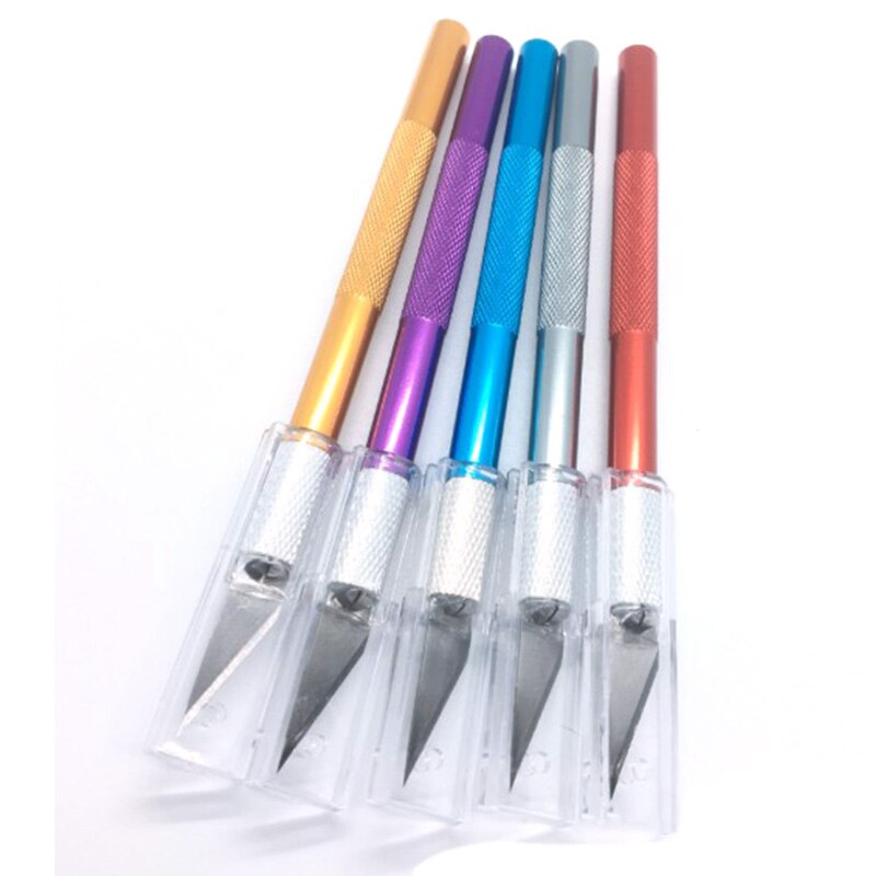 15- pack hobbymes precisiemessenset, roestvrijstalen precisiesnijder navulling hobbymes voor telefoonreparatie