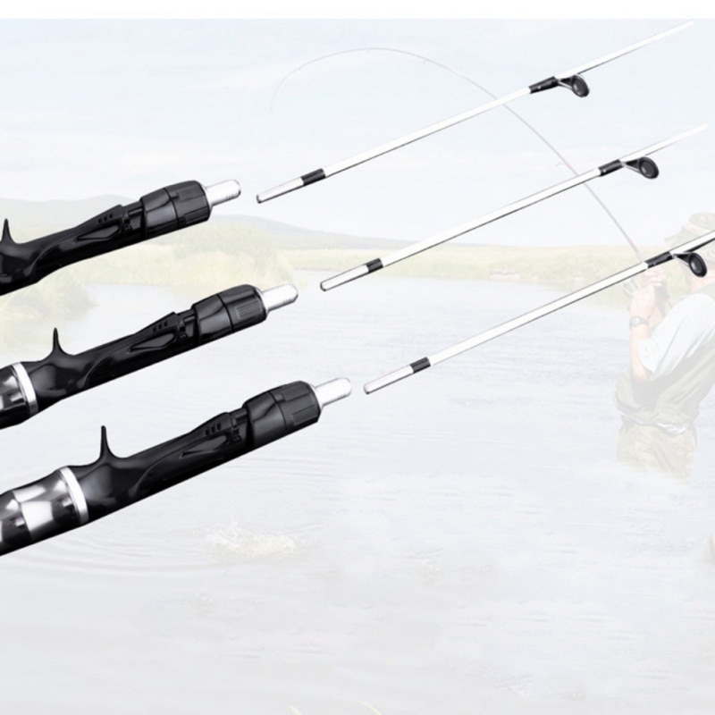 Winter Ice Fishing Rods Spinning Rod Glass Fiber Ice Hand Pole Ultra-light Detachable Casting Rod Fishing Accessories