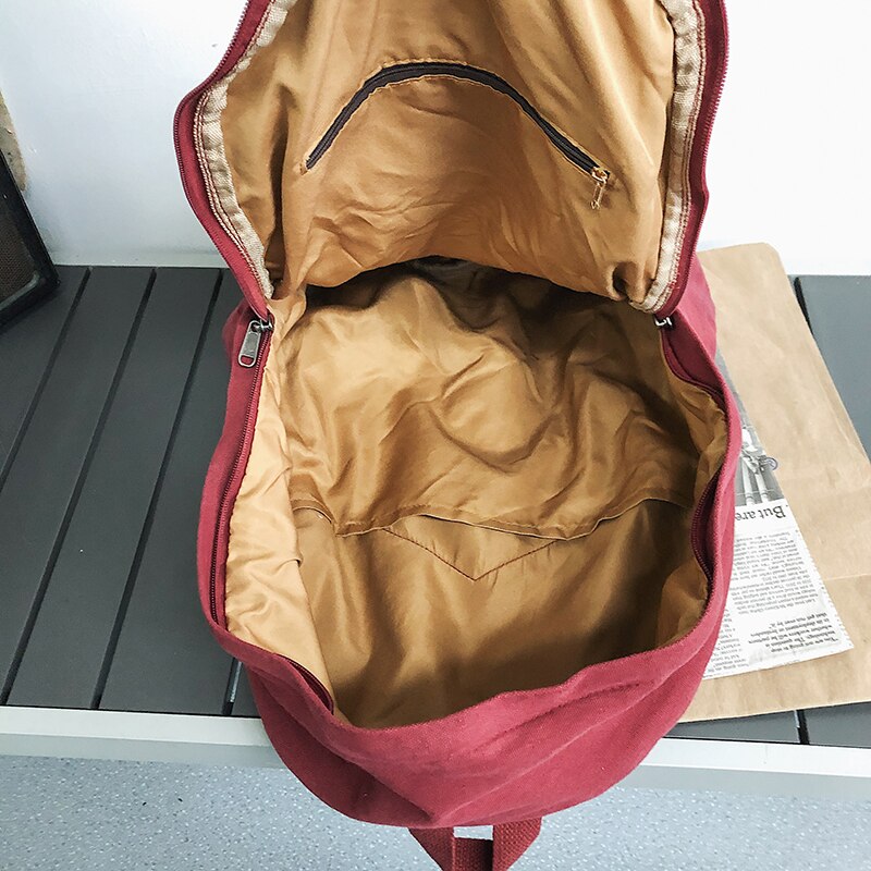 2022 College Student Mode Canvas Vrouwen Rugzak Vrouwelijke Reizen Kawaii Rugzak Dames Rugzak Effen Kleur Schooltas Mochilas