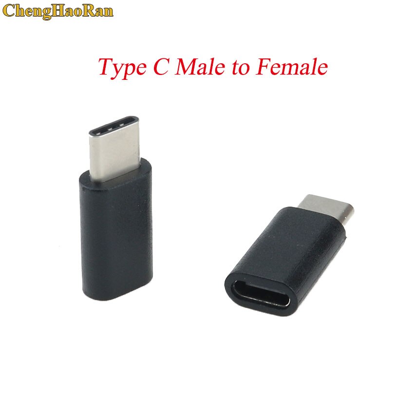 1 stk usb 3.1 type c han til kvinde usb 2.0 3.0 konverter usb-c adapter til samsung huawei smart phone portable connector: Mand til kvinde