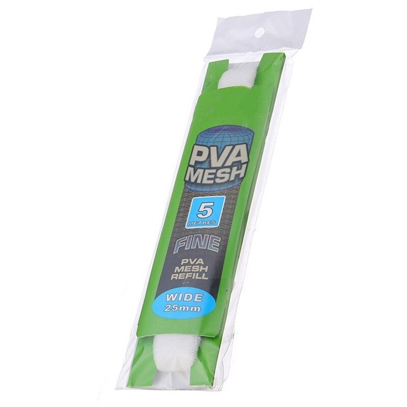 10 pcs PVA fishing net mesh 5M replacement carp fishing stockings fishing net bait packaging bag 25mm fishing feeder
