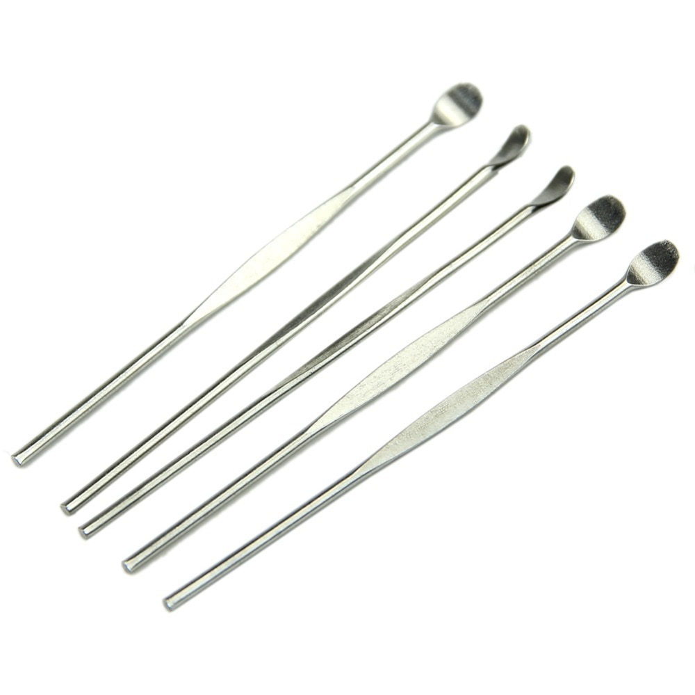 5 stuks Rvs Oor Pick Wax Curette Remover Cleaner Care Tool EarPick