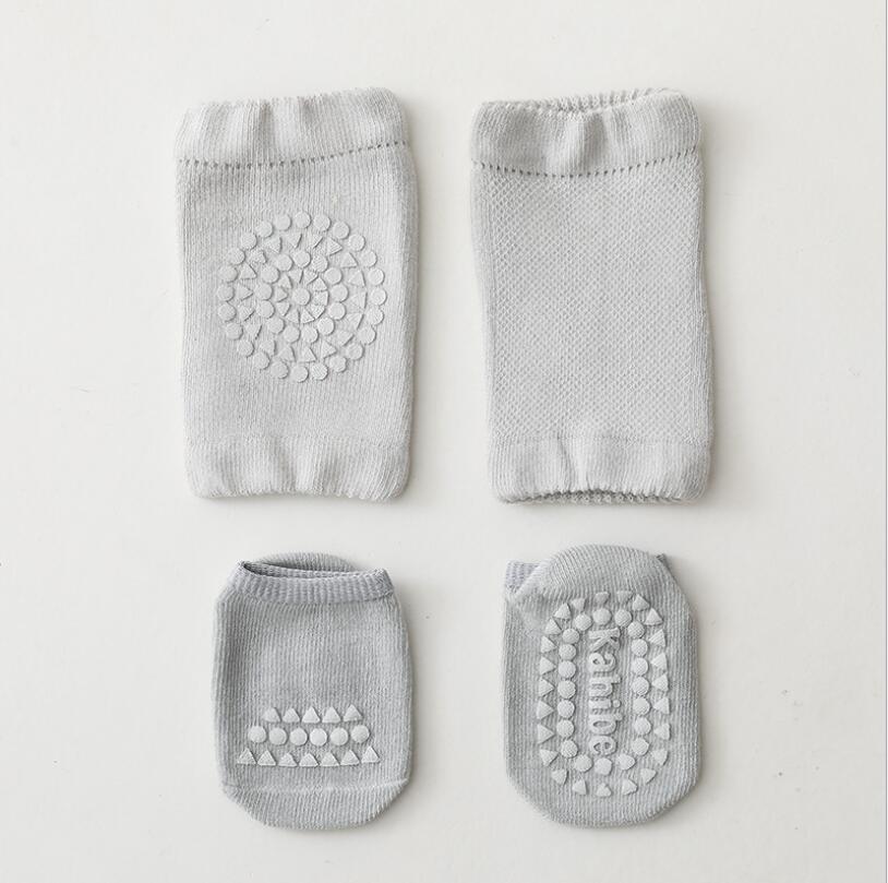 Chaussettes antidérapantes unisexes pour bébé, genouillère épaisse, semelle en caoutchouc éponge, pour enfants, garçons et filles, chauffe-jambes, 0-3T: F / 0 to 12m