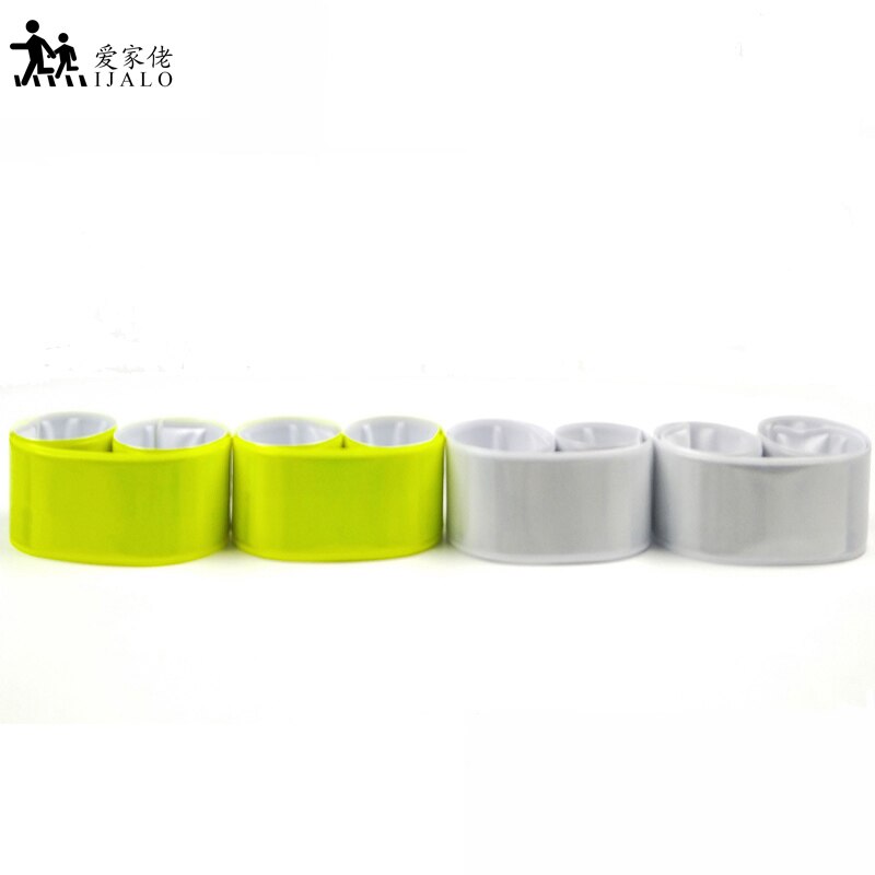 41CM MEILITE 500 candle lights reflective Wristband slap band bracelets armband Strips Warning Bike Safety Bicycle Bind Pants
