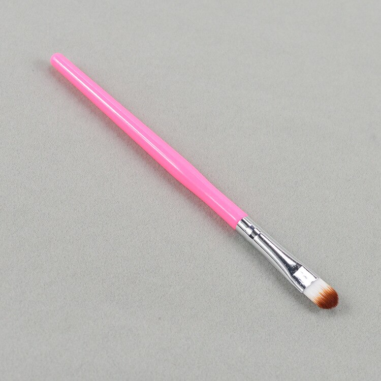 1 stk læbe børste makeup legetøj børn pige makeup blød børste legetøj sæt børste skygge skønhed kosmetik: Dyb blå