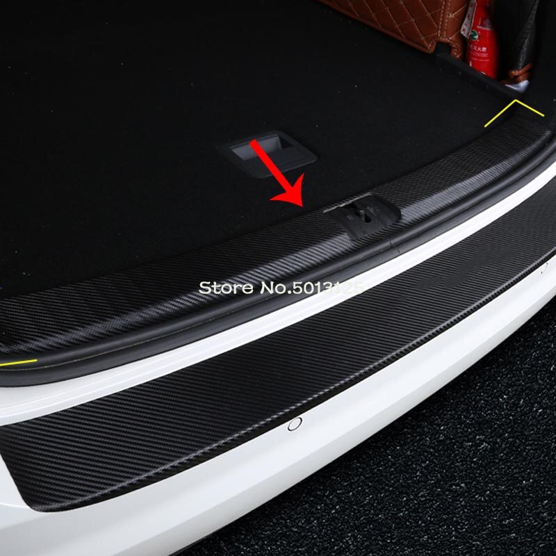 For Volkswagen VW Golf 8 MK8 2022 Interior Exterior Rear Door Trunk Sill Plate Bumper Protector Cover Trim Accessories: Interior 1Pcs