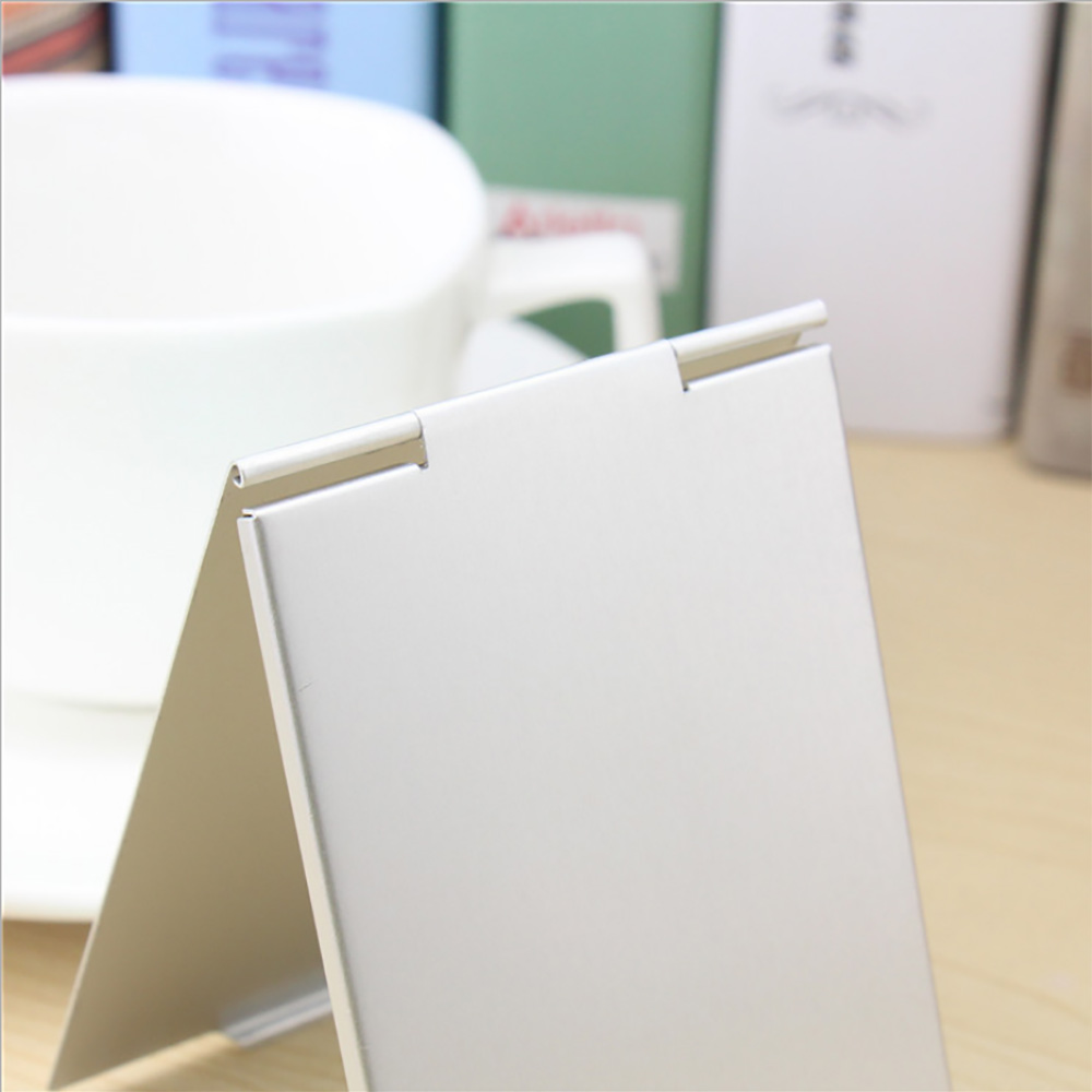 Ultra-thin makeup mirror makeup mirror cosmetic makeup bag rectangular foldable compact makeup folding mirror