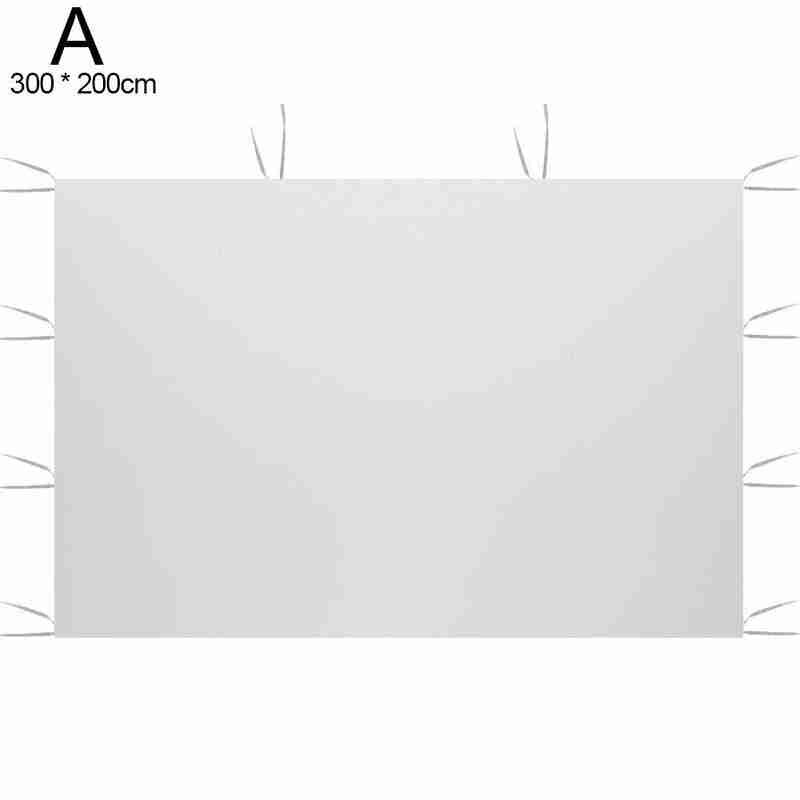 Portable outdoor tent, oxford cloth sidewall, rainproof, waterproof tent, garden shade shelter, tent cloth: White ordinary