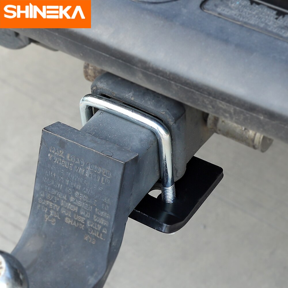 SHINEKA Car U-Bolt Heavy-Duty Anti-Rattle Stabilizer Hitch Tightener Lock Down Tow Clamp Suitable for All Hook Openings