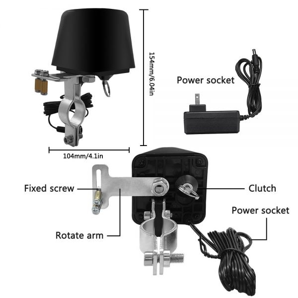 Ewelink/Tuya WiFi Switch For Gas Water Valve Controller GW-RF gas sensor/ gas valve/ water sensor/water valve