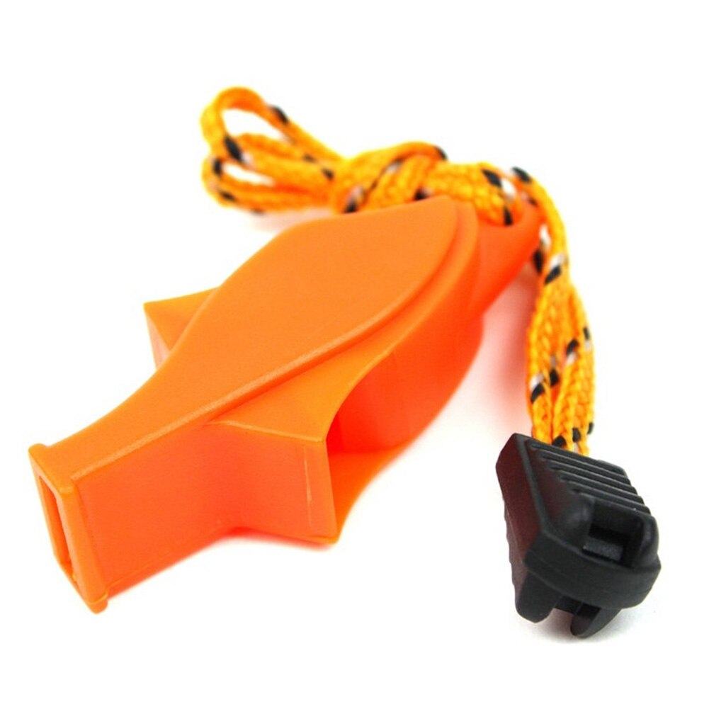 Dolfijnvorm, hard geluid, lichtgewicht, buitensport, wedstrijdtraining, praktisch, noodgeval, plastic, met koord, fluitje