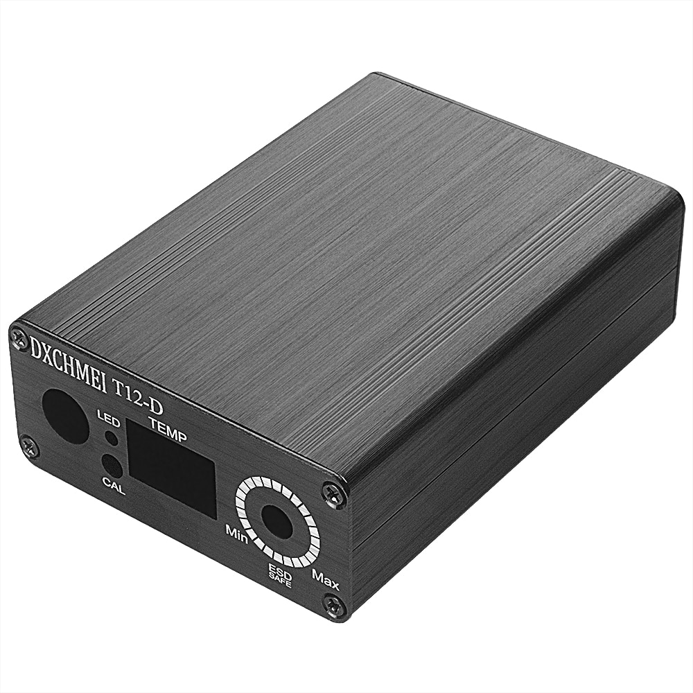 Behuizing Case Alumium Legering Shell Voor Hakko T12 Elektrische Eenheid Digitale Soldeerbout Station Temperatuur Controller Kits