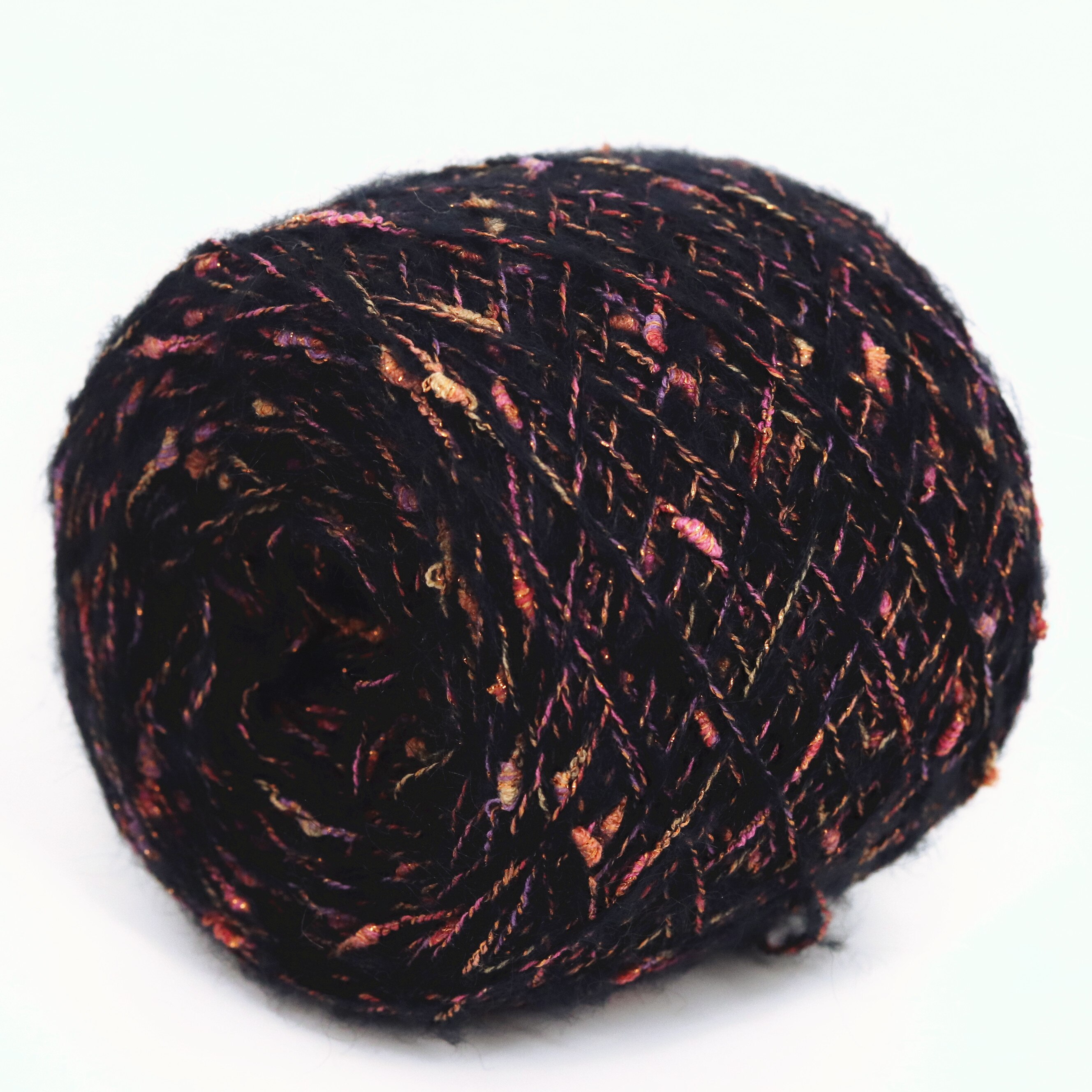 50G Metallic Fancy Knoop Mohair Garen Вязание Пряжа Wol Draad Anti-Pilling Voor Haken Sjaal Trui: black