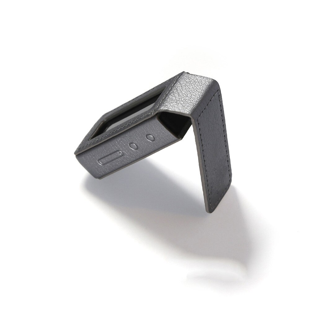 Pu lederen beschermhoes voor fiio btr 3k bluetooth versterkerontvanger magnetische flip shell opberghoes voor fiio btr 3k