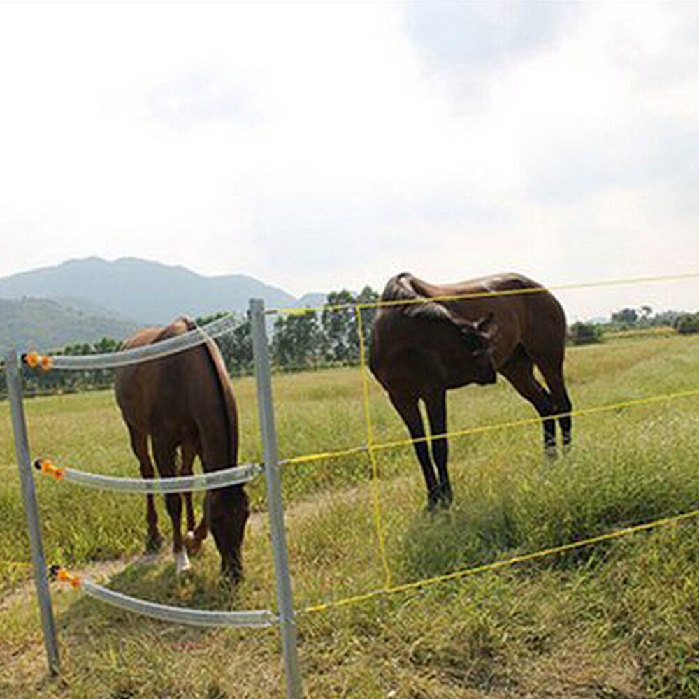 500M/Roll Portable Electric Fencing Poly Wire Rope Power Line Livestock Breeding Fence Farm Garden Animal Enclosure Tools