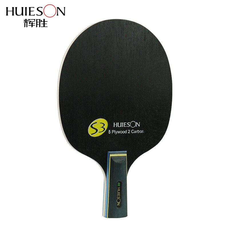 HUIESON S3 Fine Handle Carbon Table Tennis Racket Blade 7 Ply Technology Synthetic Wood Ping Pong Paddle Blade