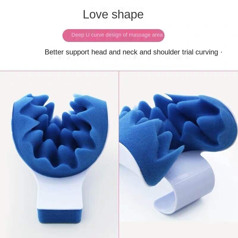 Massage Kussen Ondersteuning Cervicale Kussen Pijn Apparaat Voor Cervicale Relax Align Reizen Rest Relief Wervelkolom Nek Tractie
