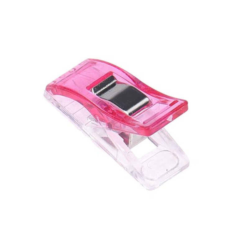 Plastic Clips Clamps Pack 50 PCS Clear Sewing Craft Quilt Binding Plastic Clips Clamps Pack пластиковые зажими D2
