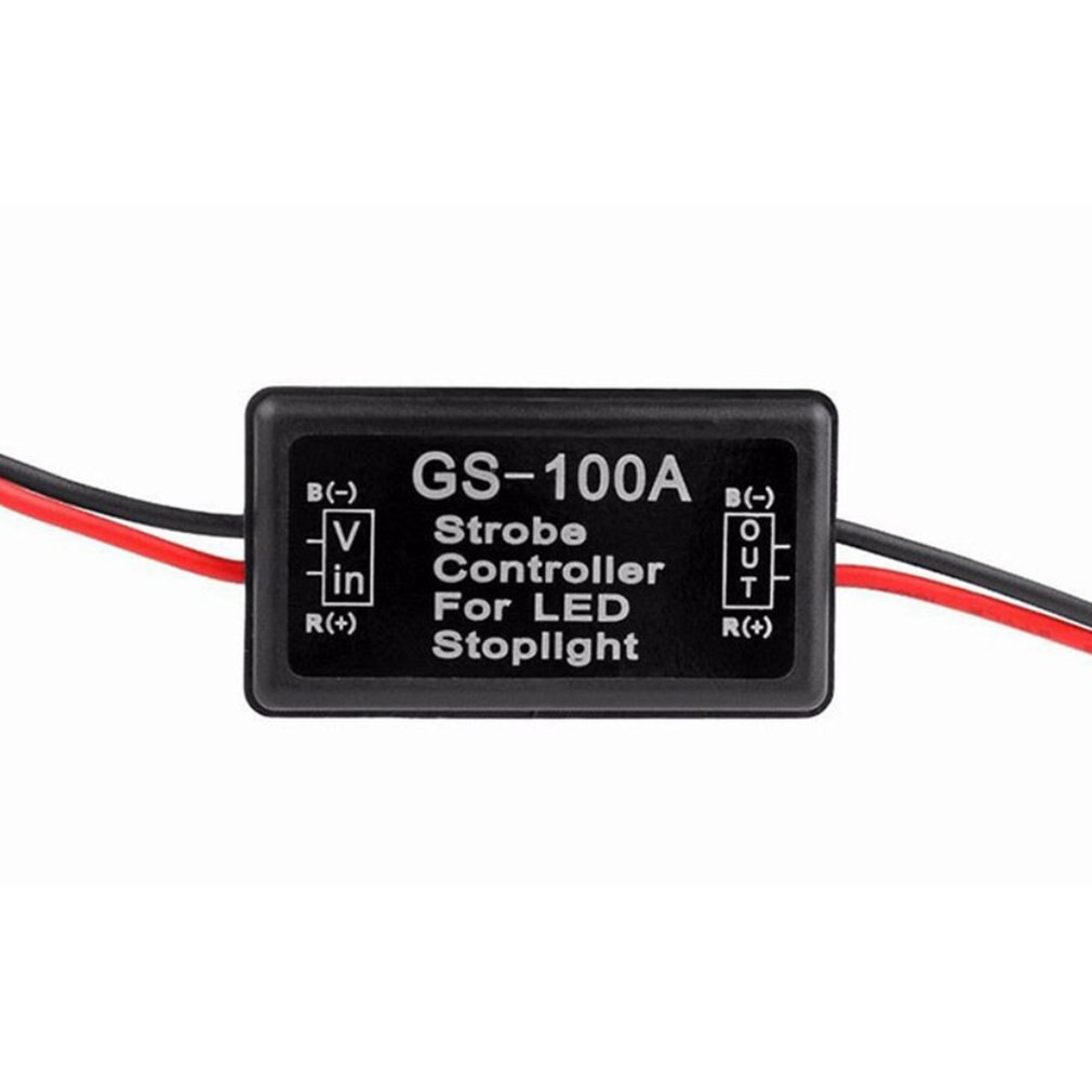 6-30V Automobile And Motorcycle Led Brake Stop Taillight Flash Module Control Box For Car High Installation Gap Light