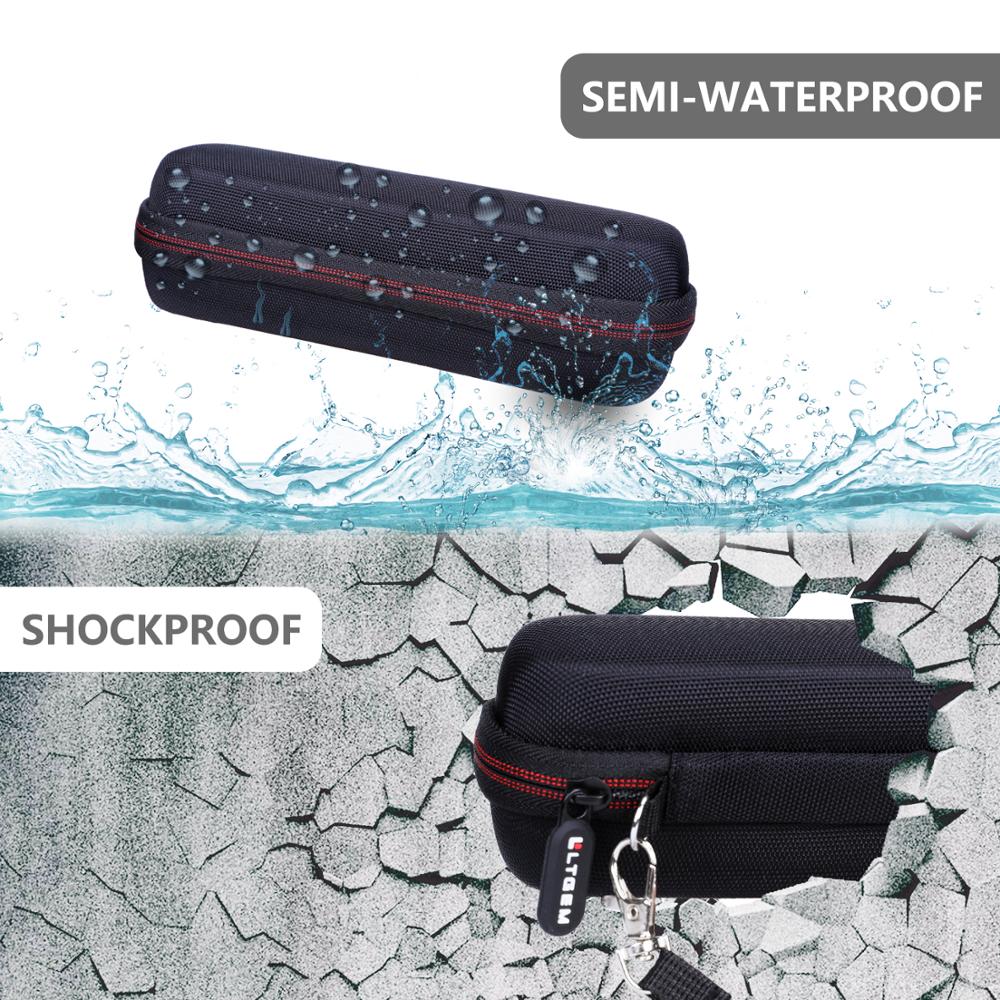 Ltgem støtsikker eva hard case for leapfrog rocklt twist håndholdt læringsspillsystem