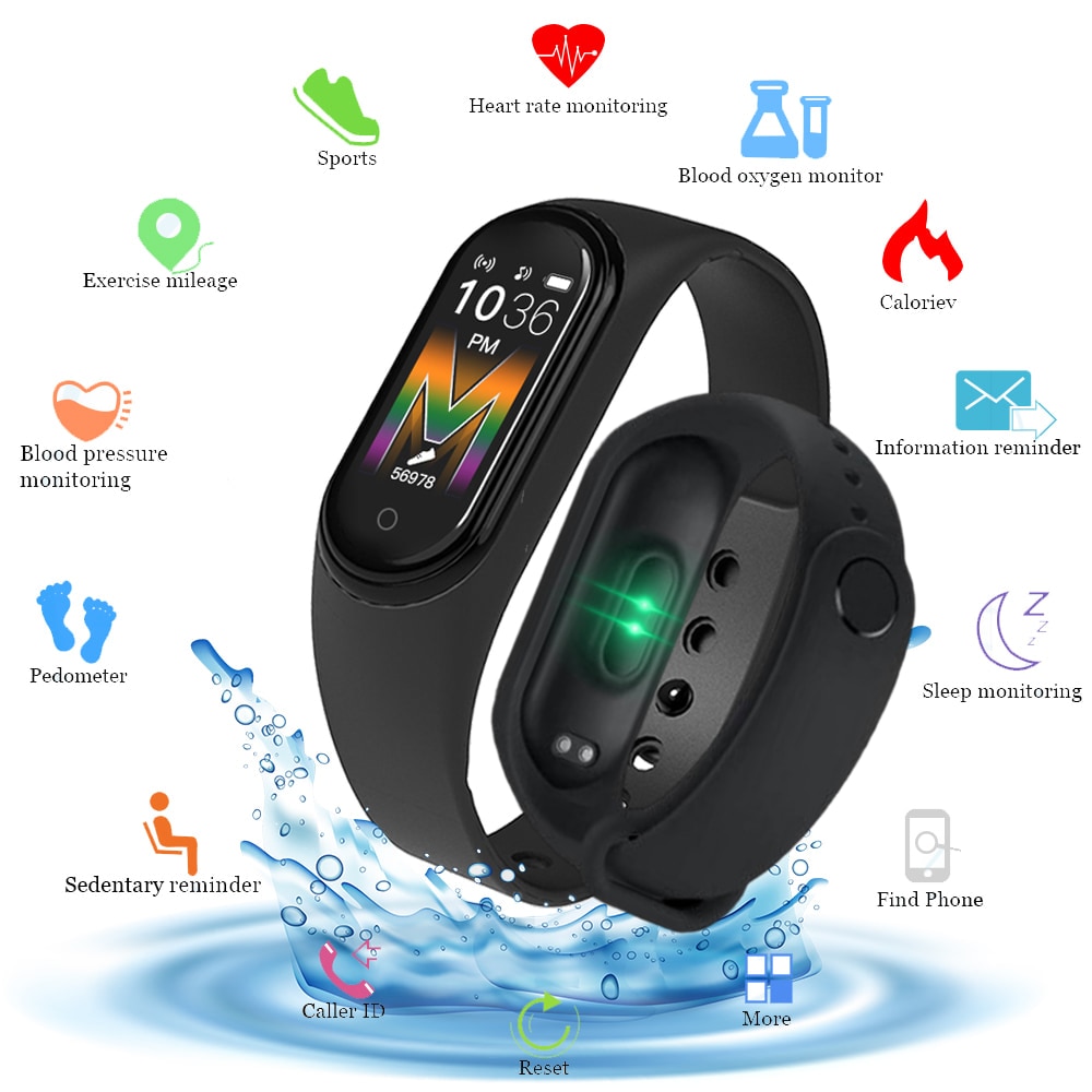 M5 Smart Horloge Sport Smart Band 5 Smart Armband ... – Grandado