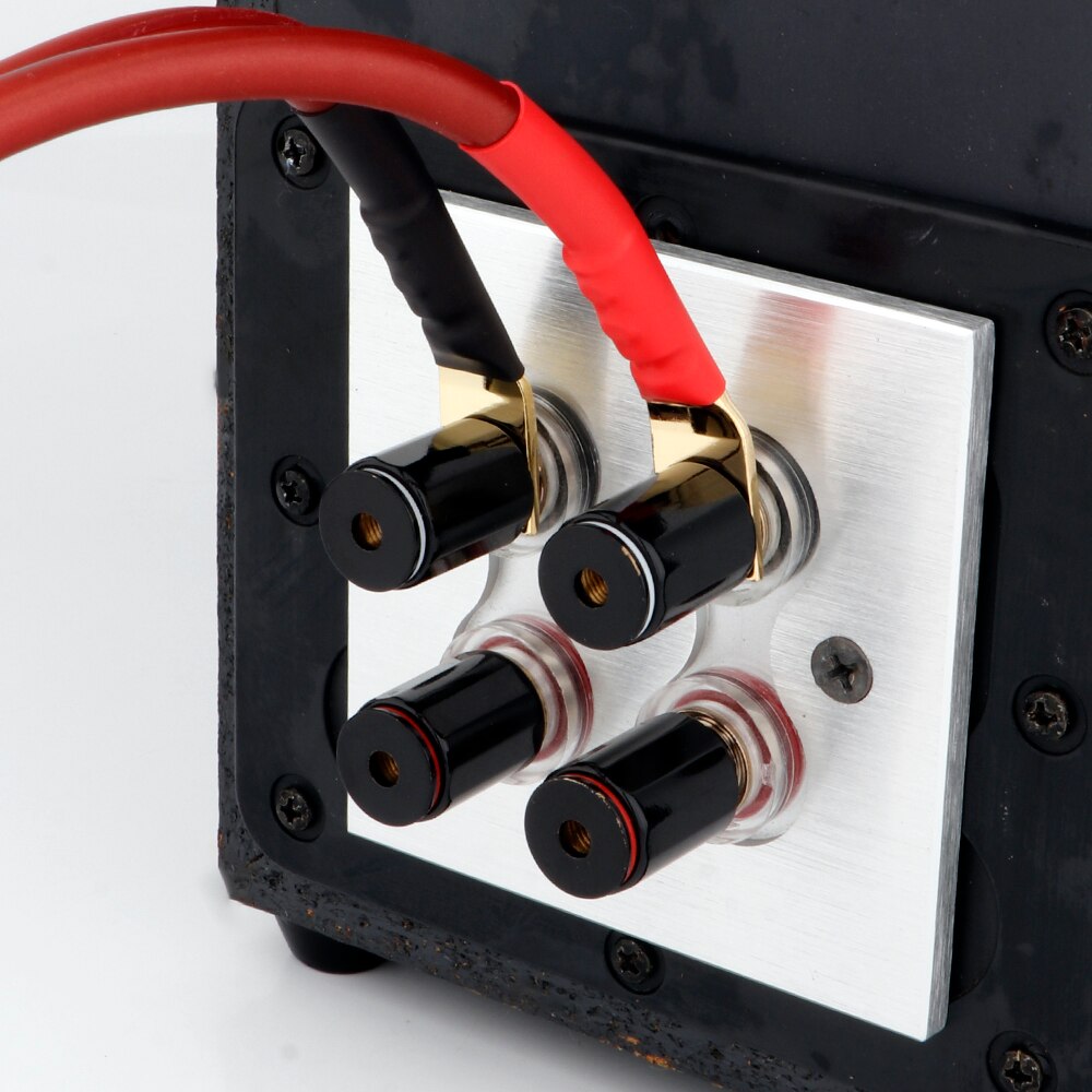 8Pcs Hifi Audio Vergulde Y Spade Connector Plug Zuiver Koper/Zilver/Rhodium Plated Vork Kabel Connectors plug Luidsprekerkabel