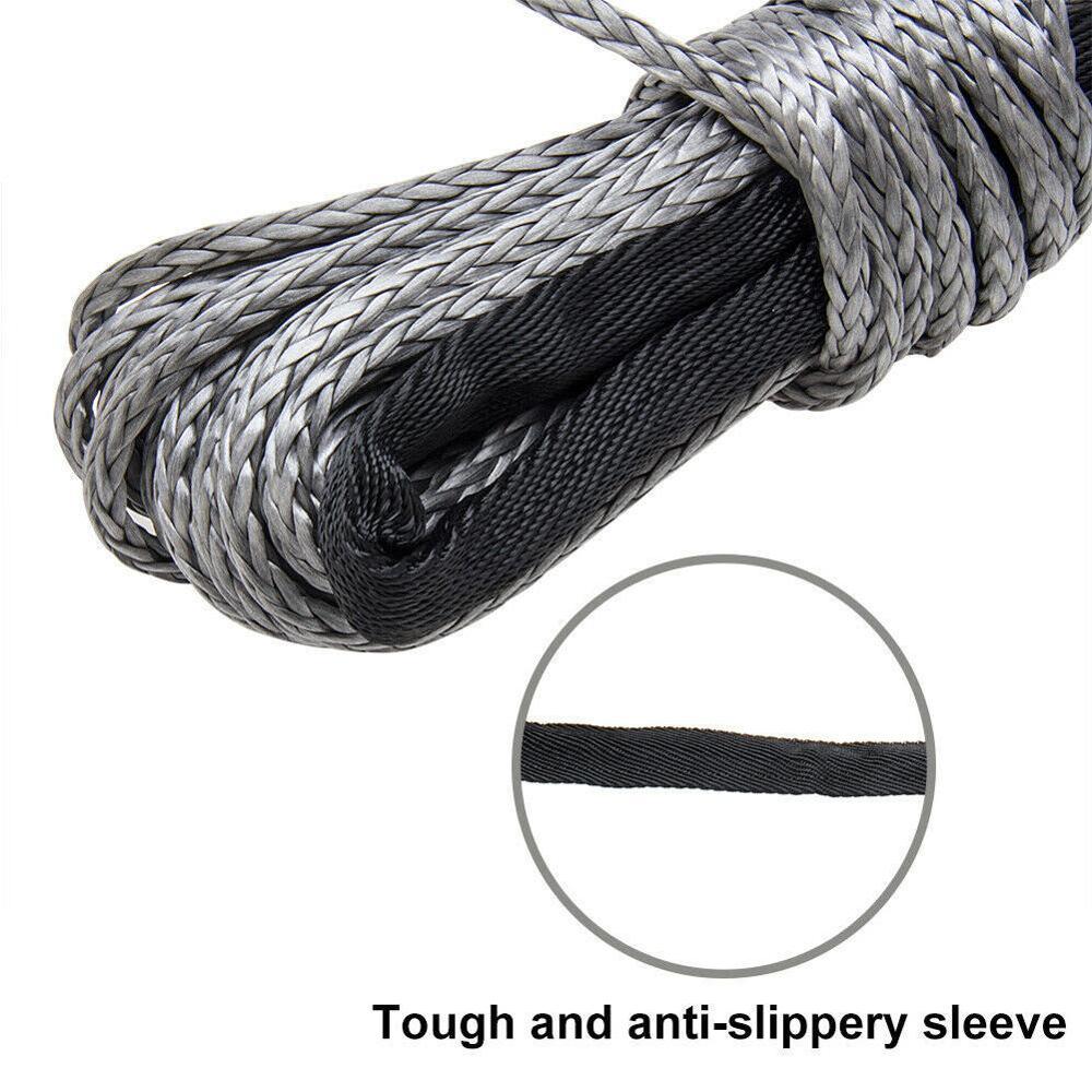 Auto Supplies 4m 5 tons tow rope double thick trailer car traction rope belt For pull U6I9