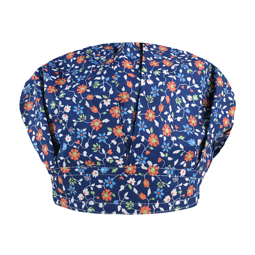 Dyr tegneserie blomsterprint elastisk scrubs hatte dyrebutik laboratorium spa arbejde hat skønhedssalon scrubs fluffy cap: Foto 32100