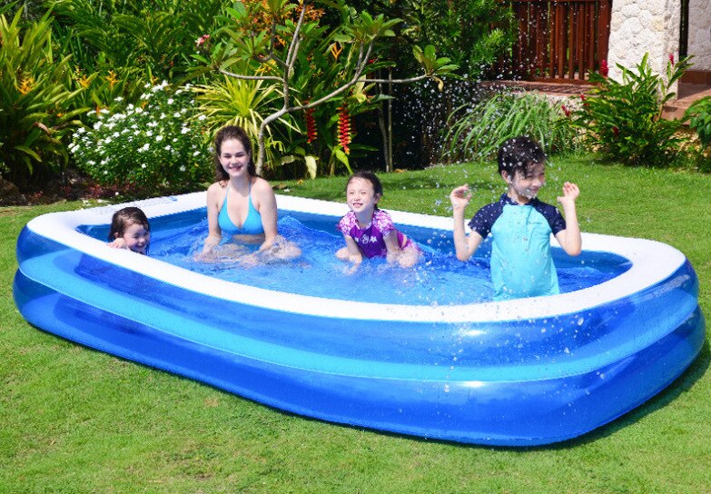 Familie Zwembad Outdoor Tuin Opblaasbare Kinderen Spelen Zwembad In De Zomer: Default Title