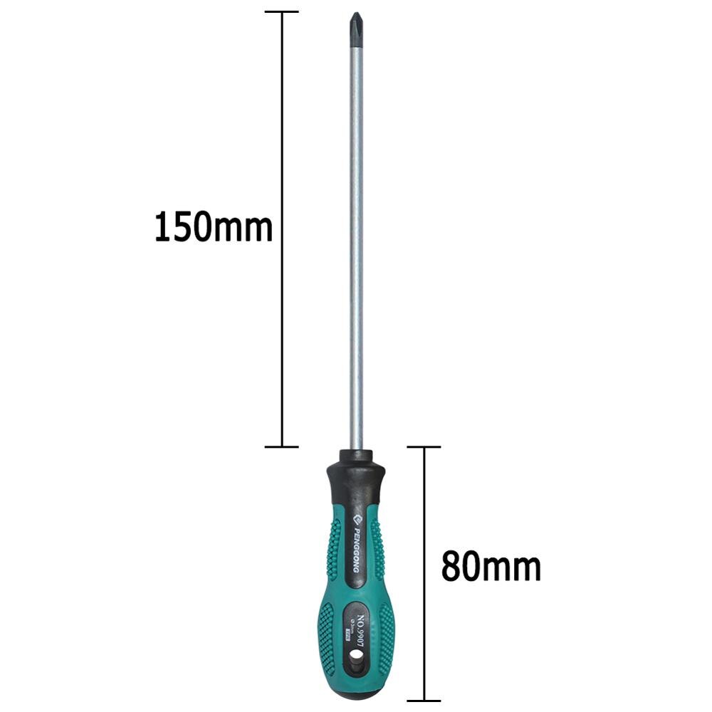 Dual Screwdriver Removable Double-Use Screwdriver Hand Tool Chrome Vanadium Steel Repair Tool Handle Screw Driver 7cm/2.76in: A