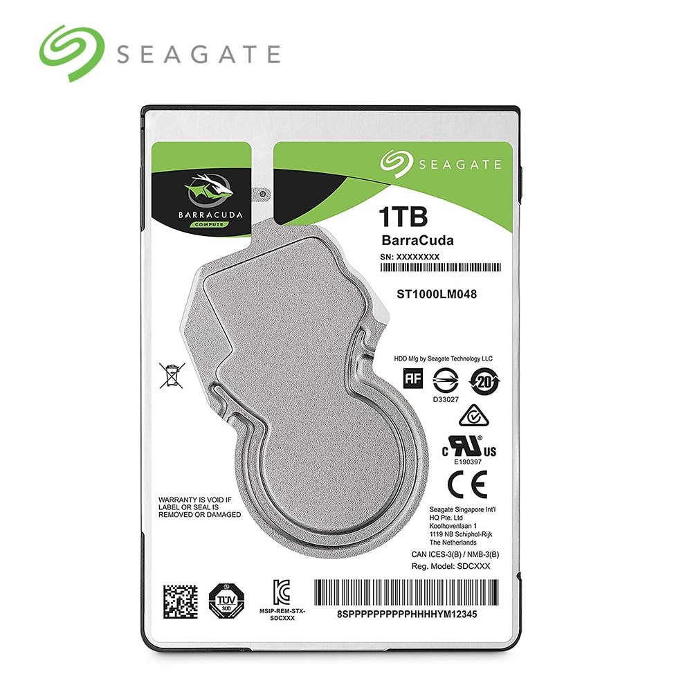 Seagate 1TB 2.5 &quot;harde schijf voor Laptop 7mm 5400RPM SATA 6 Gb/s 128MB Cache hdd voor Laptop ST1000LM048
