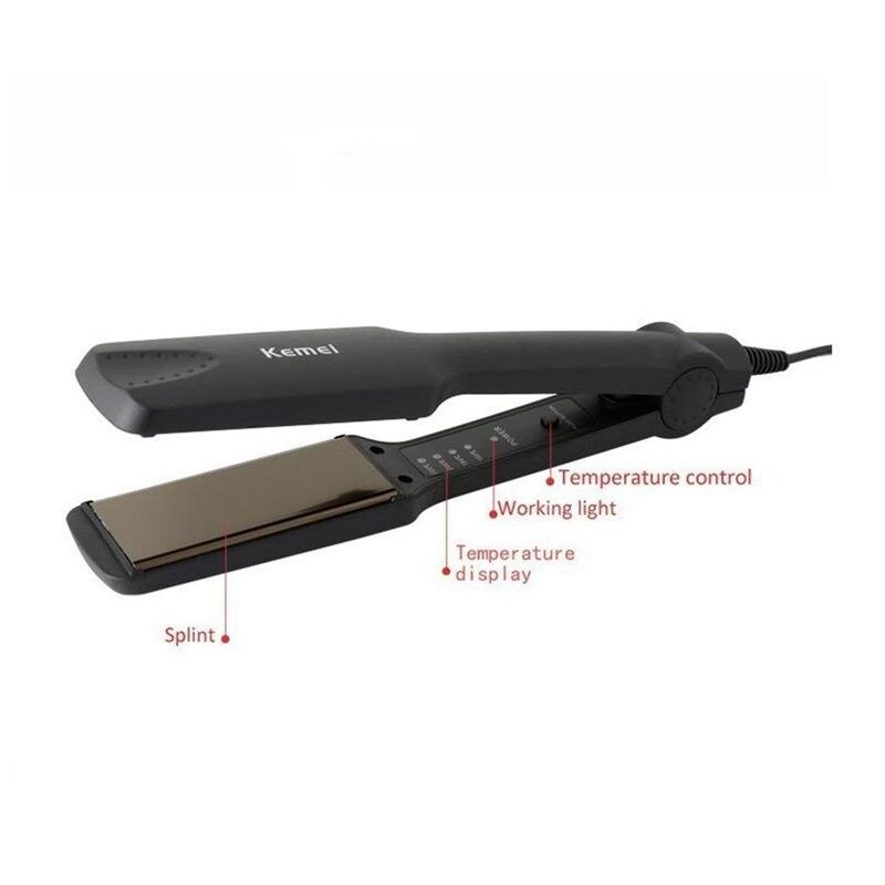 Kemei Hair Straightener Styling Tools Hair Curling Boards Curling Flat Straightening