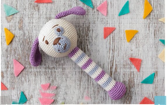 Häkeln rassel Baby Hund/Hase/Giraffe/Affe/Frosch/Bär rassel spielzeug Häkeln spielzeug Baby Dusche Neugeborenen