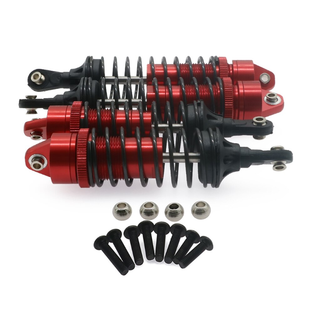 Amortisseurs à ressorts métalliques avant et arrière, pour modèles Traxxas Slash 4x4 4x4 727 RC, 4 pièces/paquet