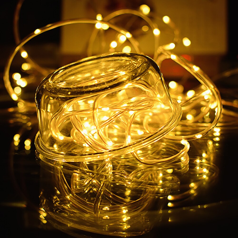22M/12M LED Rope Light String Garland Waterproof 8 Modes Rainbow Tube Rope Led Strip For Christmas Outdoors Decoration