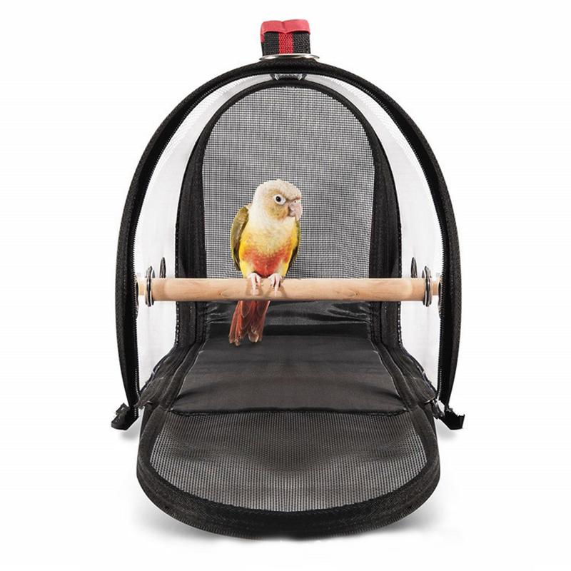 thumbnail image 2 of Portable Bird Carrier With Perch,Lightweight Large... - Vicedeal 2 of 13