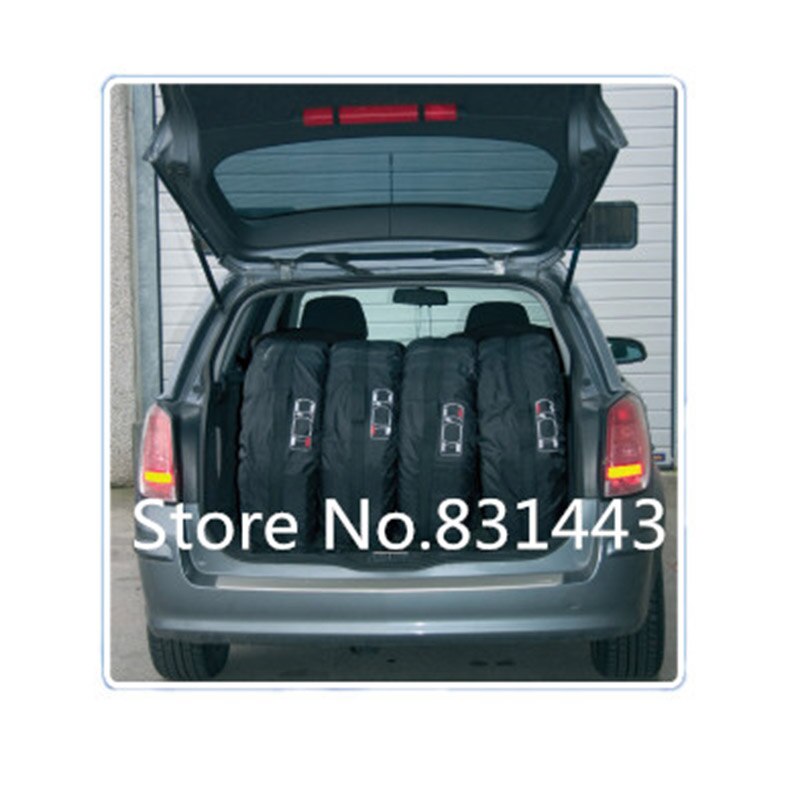 Cubierta de neumático de repuesto de coche para verano invierno poliéster Auto Protector de neumáticos bolsas de almacenamiento accesorios de rueda negra para vehículo Sedan SUV