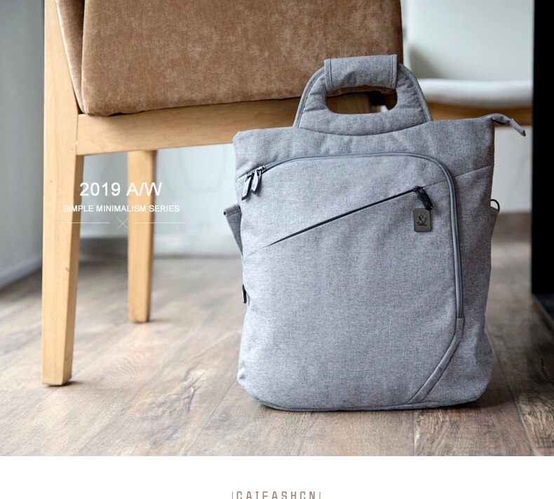 CAI Messenger Bag - 38x35x11cm - Laptop Shoulder Bag - Business Casual Tote - Unisex Oxford Fabric