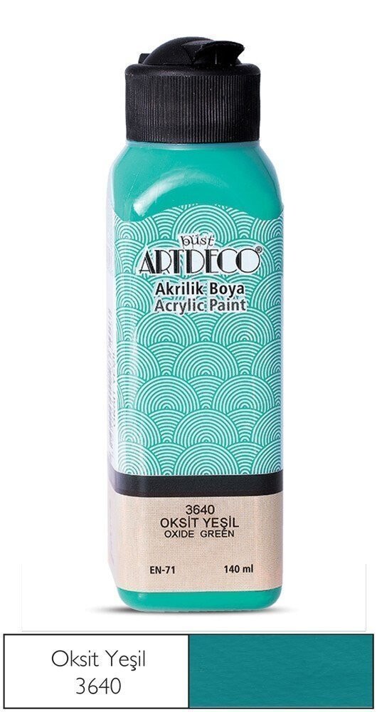 Artdeco farba akrylowa zielony kolor i odcienie: oxide green