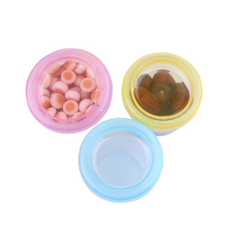 Babymad opbevaring baby snack mælkepulver boks sikkerhed baby mælk pulver beholder snack box beholder genanvendelig opbevaring kop  #4 aa 6