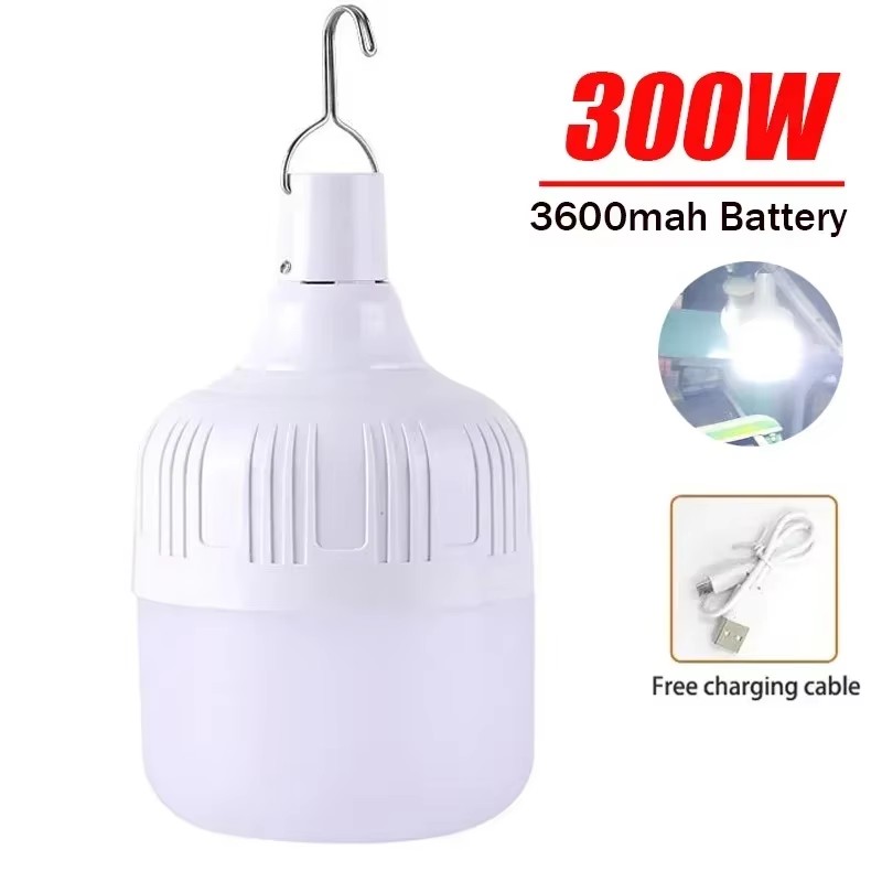 100W LED-campinglamp op zonne-energie Oplaadbare LED-bubbelwerklamp op zonne-energie met afstandsbediening Noodverlichting Tentwandelverlichting: 10w