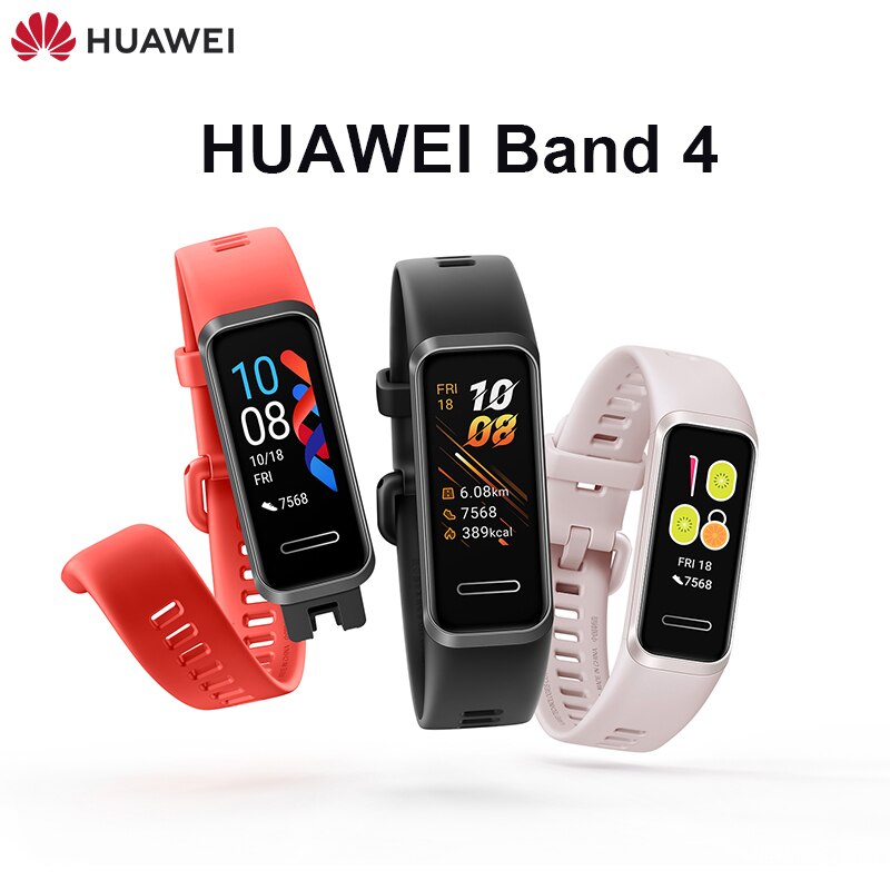 Original Huawei Band 4 Clever Band Clever Uhr Armbinde Herz Bewertung Gesundheit Monitor Neue Uhr Gesichter USB stecker Ladung Wasserdicht